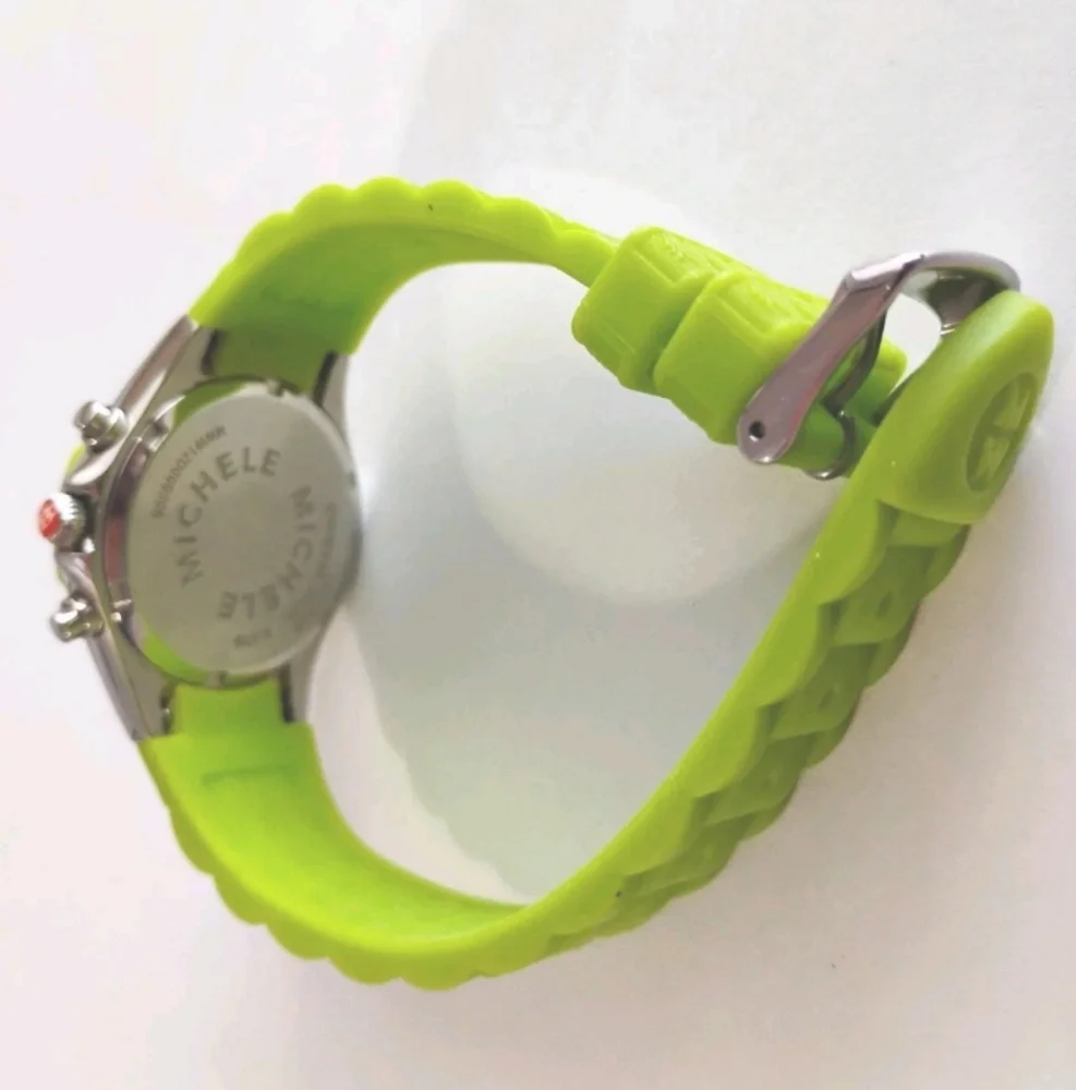 Michele Tahitian Jellybean Chronograph Watch.
